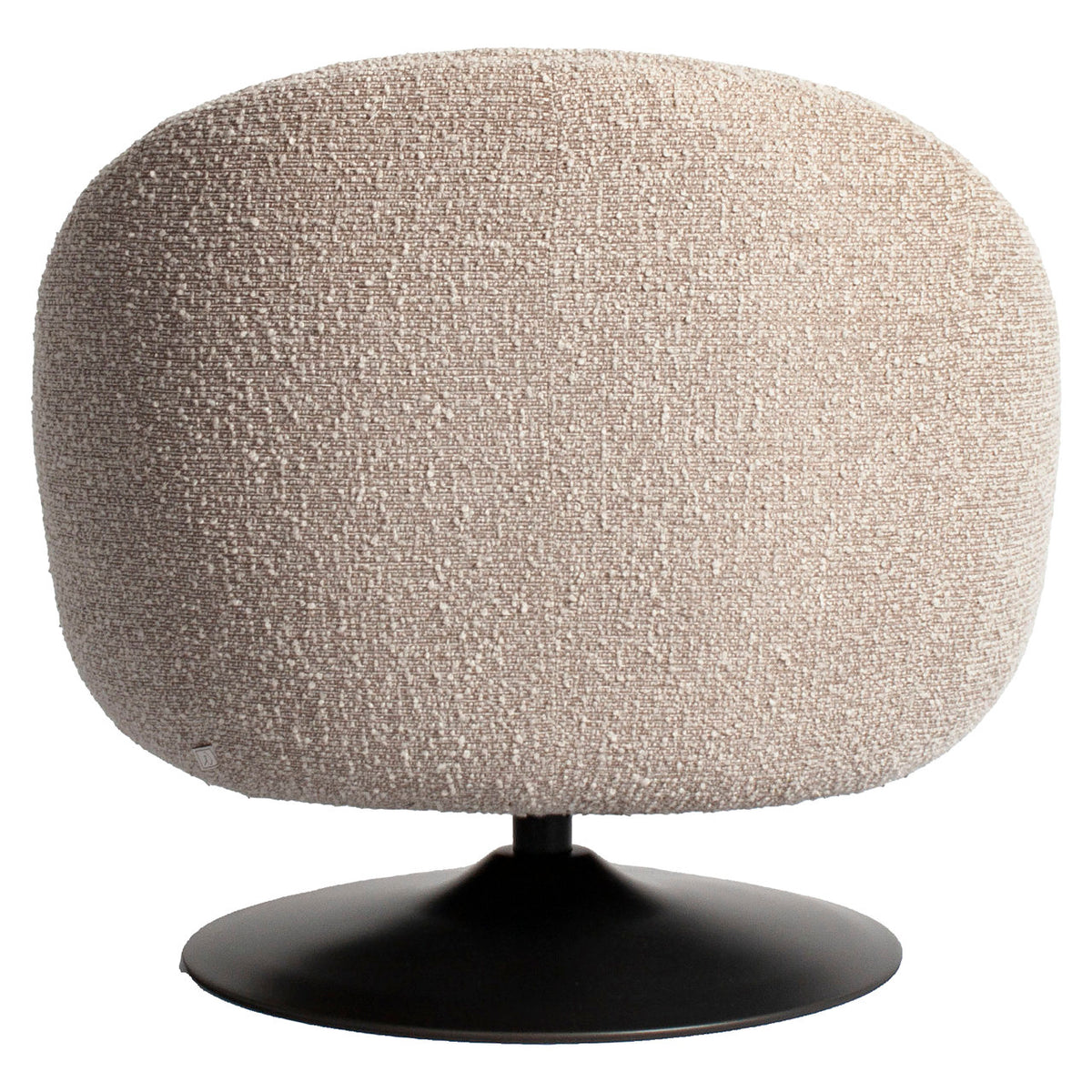 Lounge stoel Nodo natural chunky swivel
