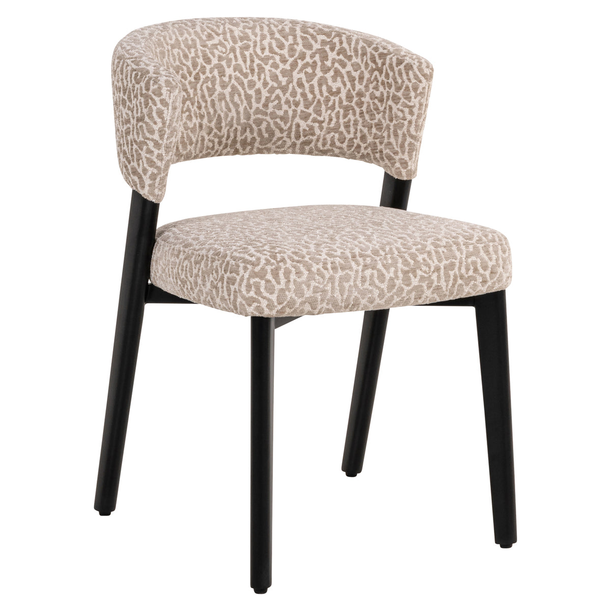 Dining chair Zeno beige leopard