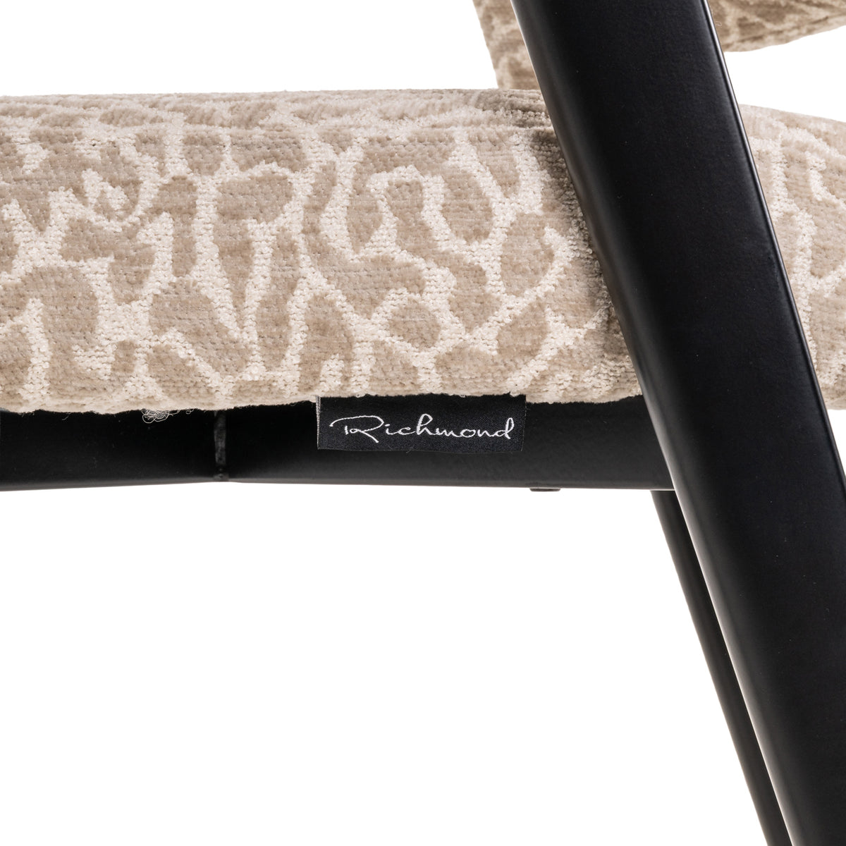 Dining chair Zeno beige leopard