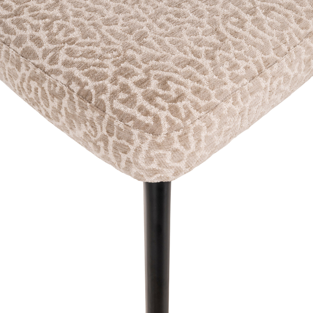 Dining chair Zeno beige leopard