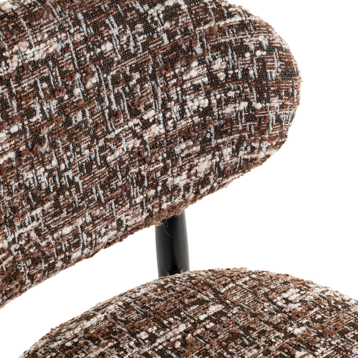 Chaise de comptoir Dantes noisette