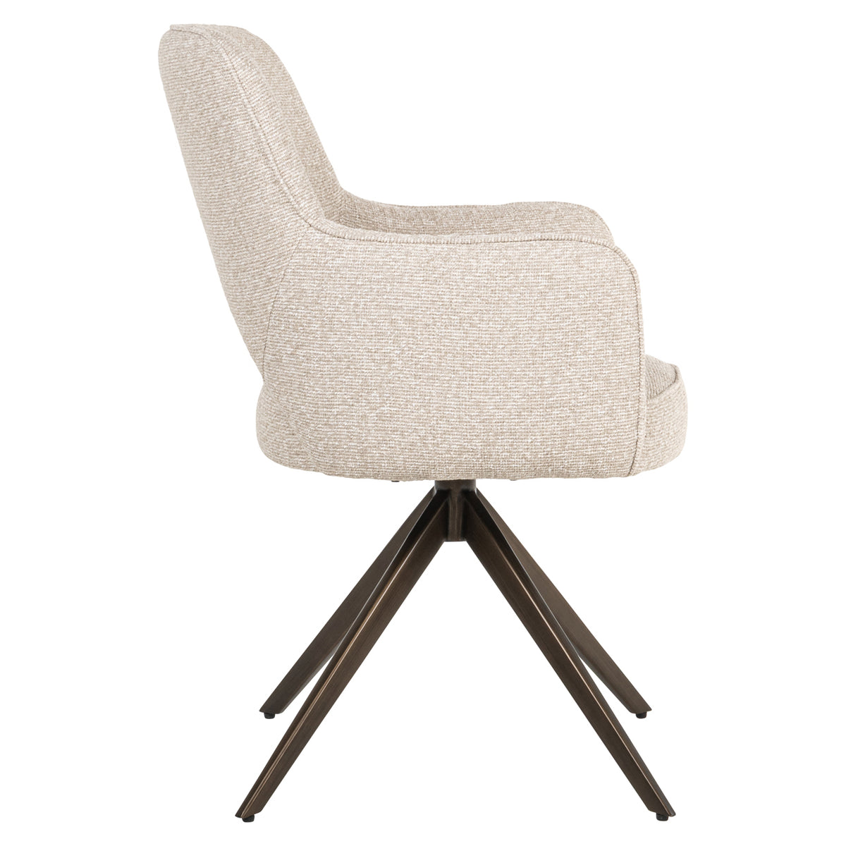 Eetkamerstoel Ginerva biscotti swivel