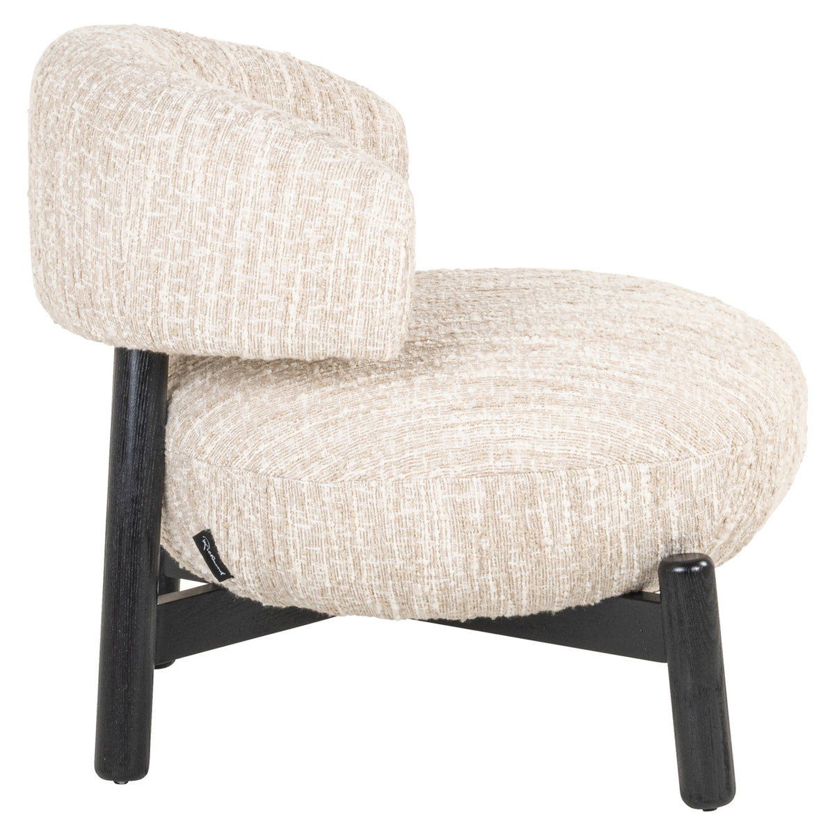Lounge stoel Ornella beige angora