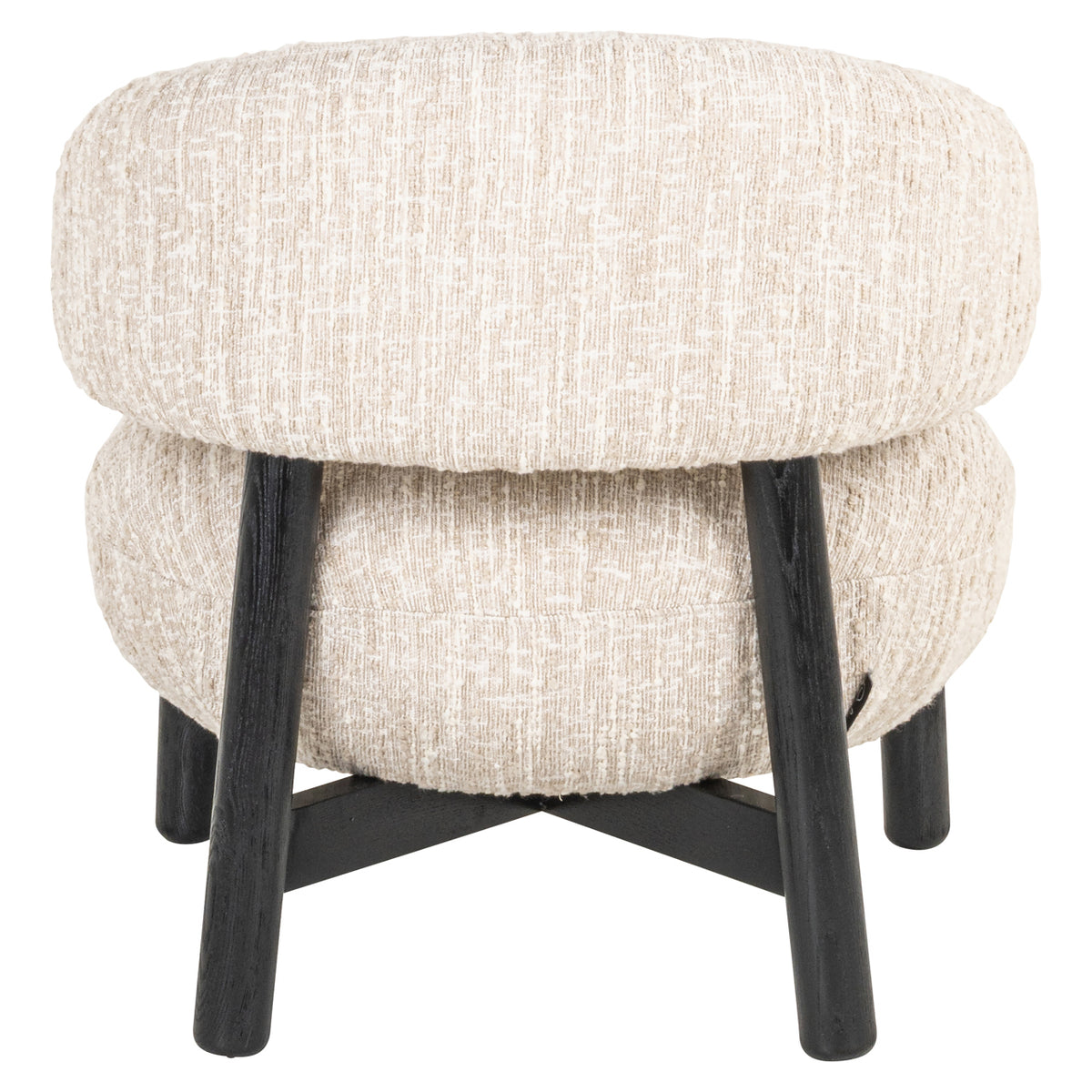 Lounge stoel Ornella beige angora