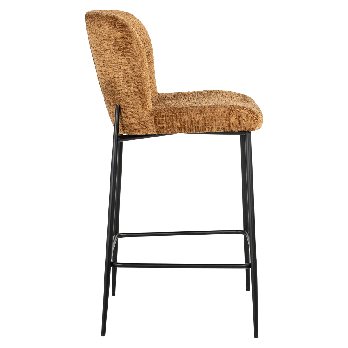 Chaise de bar Darby cognac fusion