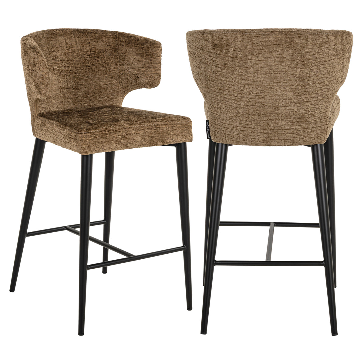 Counter chair Taylor brandy fusion fire retardant
