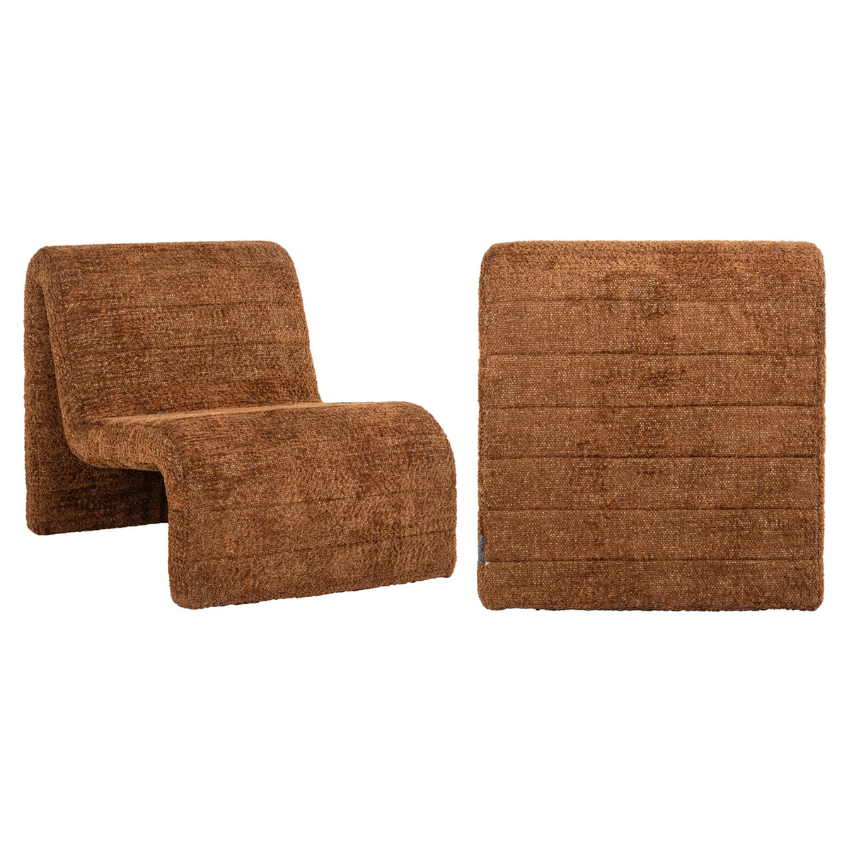 Fauteuil lounge Kelly lovely cannelle