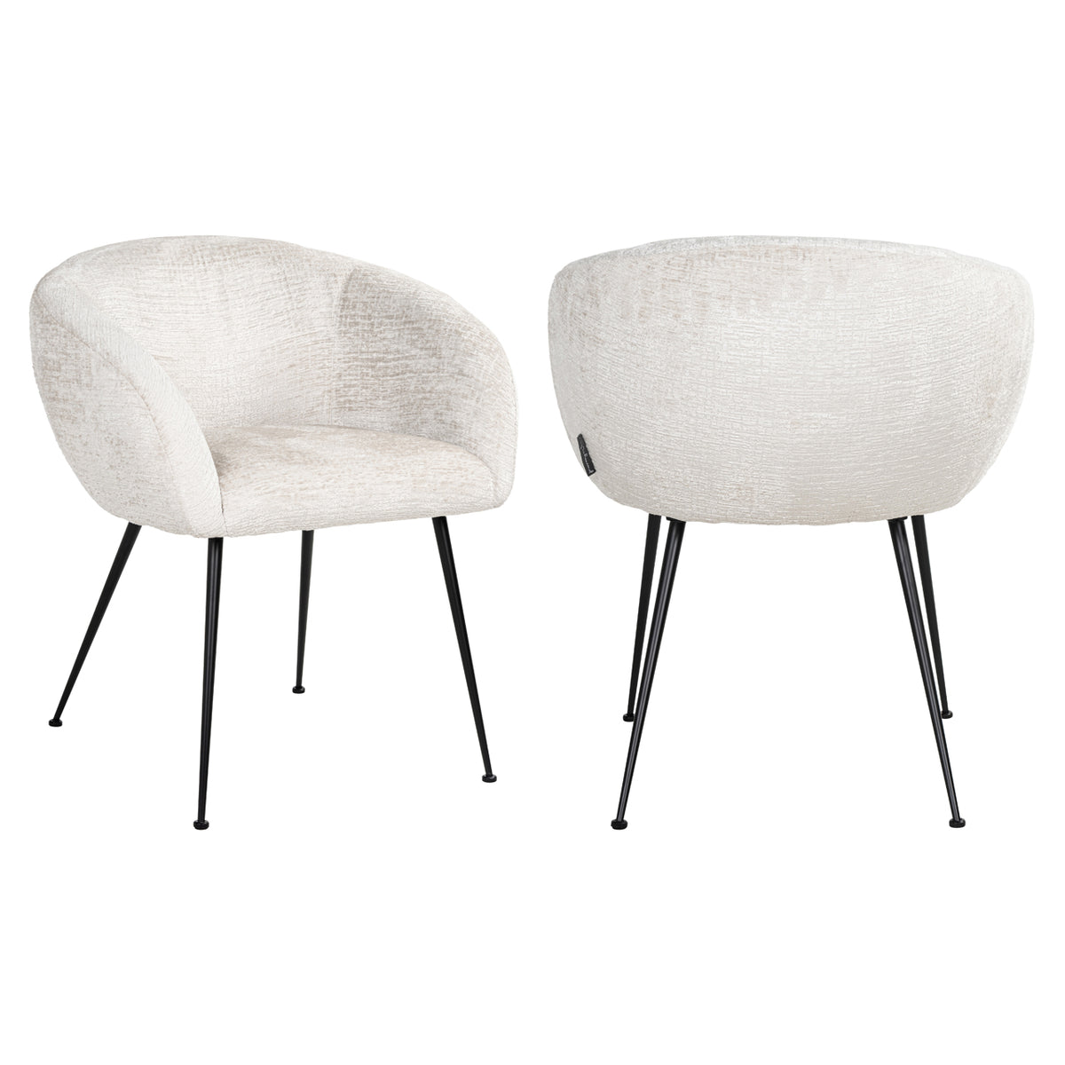 Chaise de salle à manger Ruby cream fusion