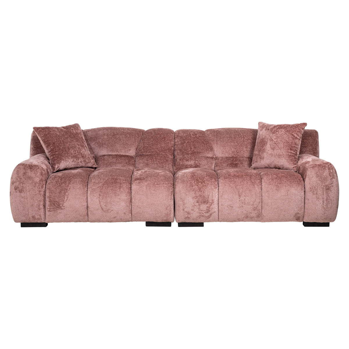 Charelle rose chenille sofa