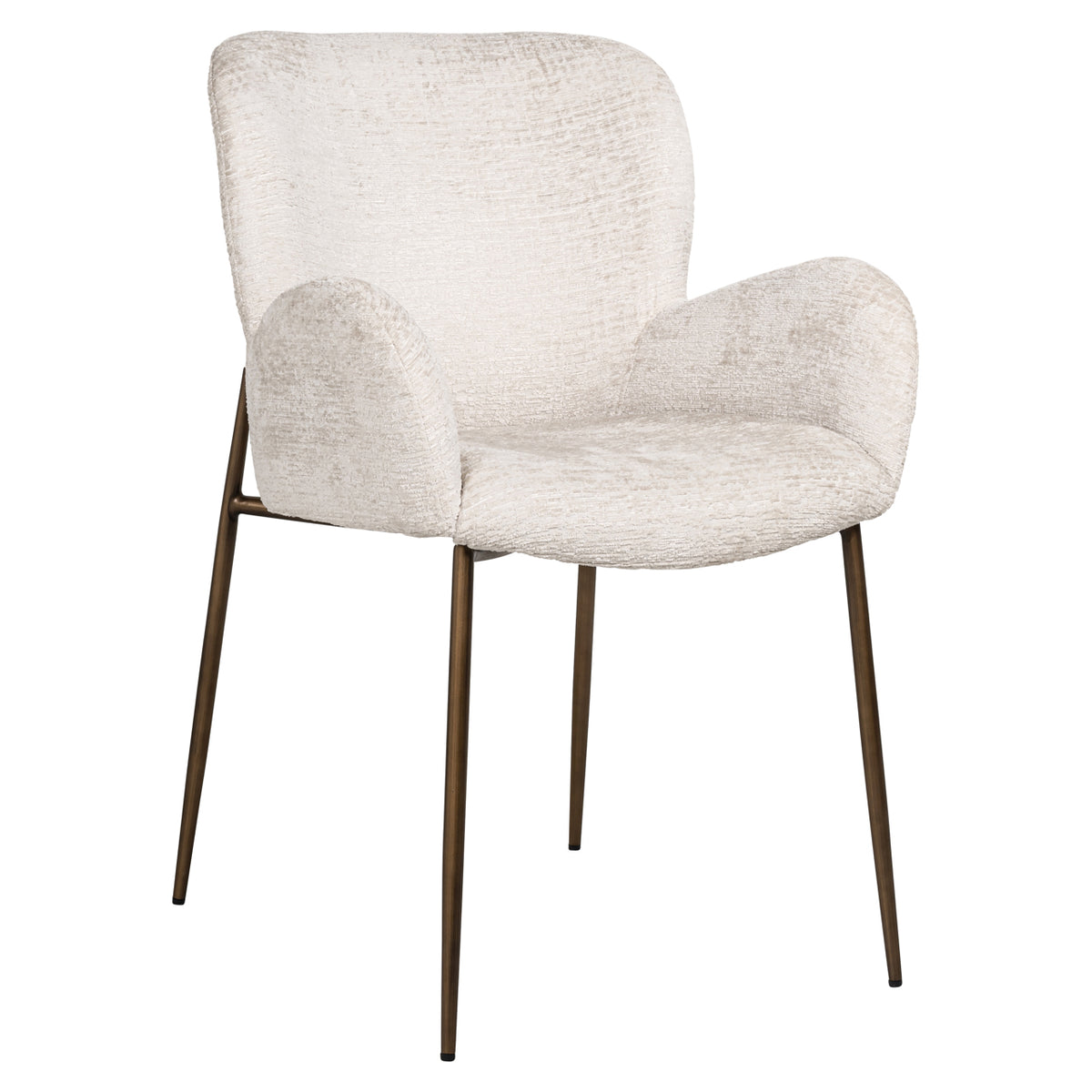 Eetkamerstoel Amber cream fusion fire retardant
