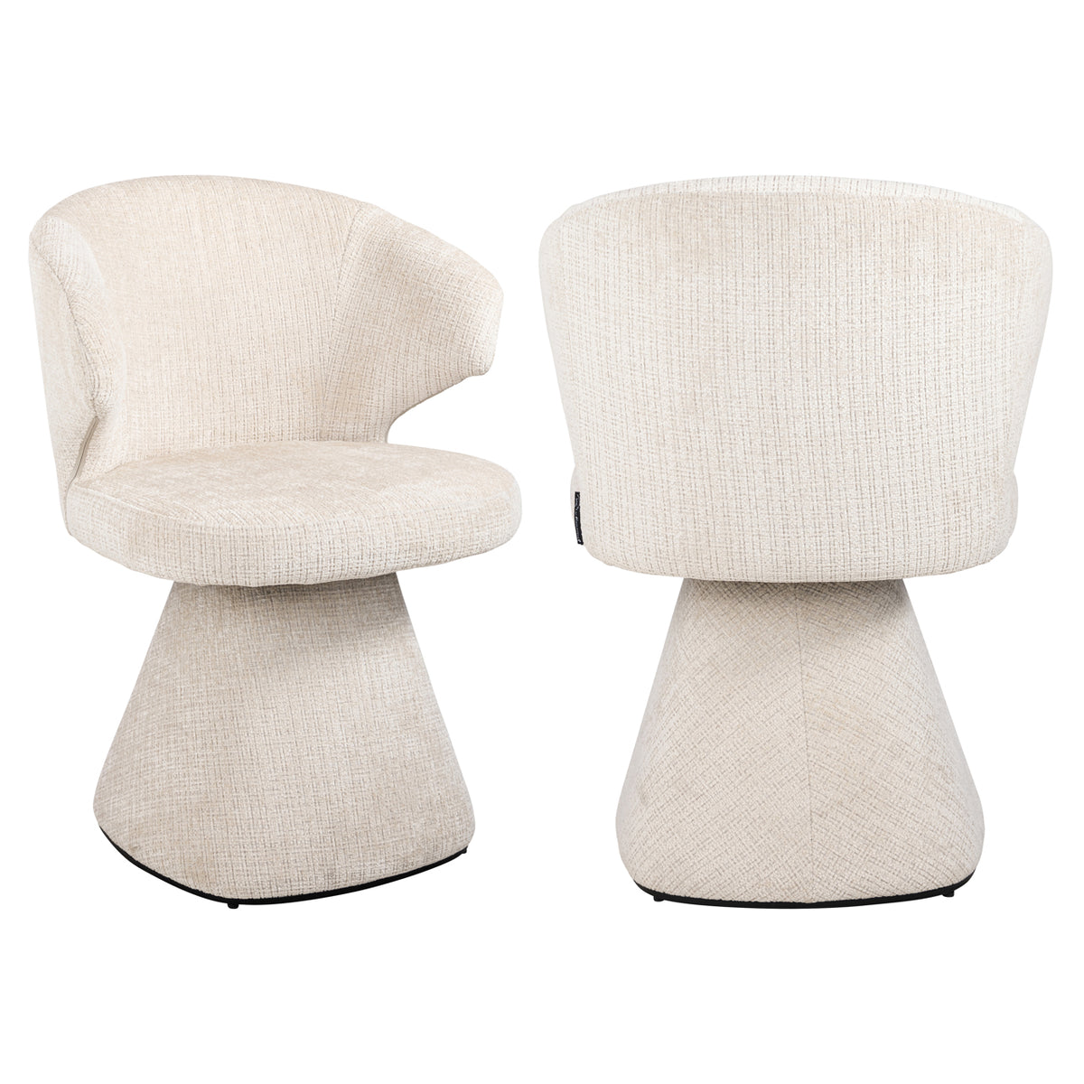 Chaise de salle à manger Gatsbi niagara beige ignifugée
