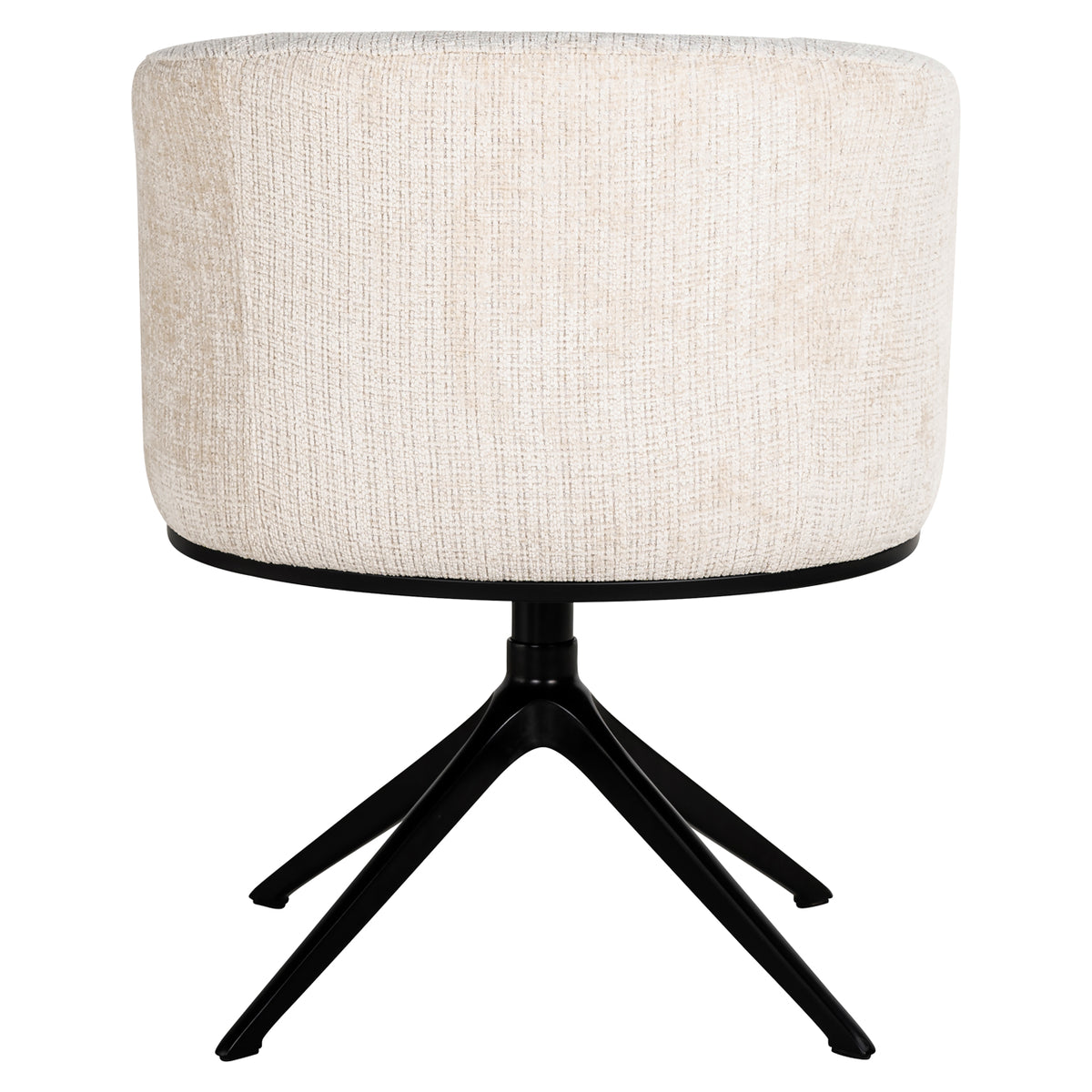Chaise de salle à manger Cheyenne niagara beige pivotante
