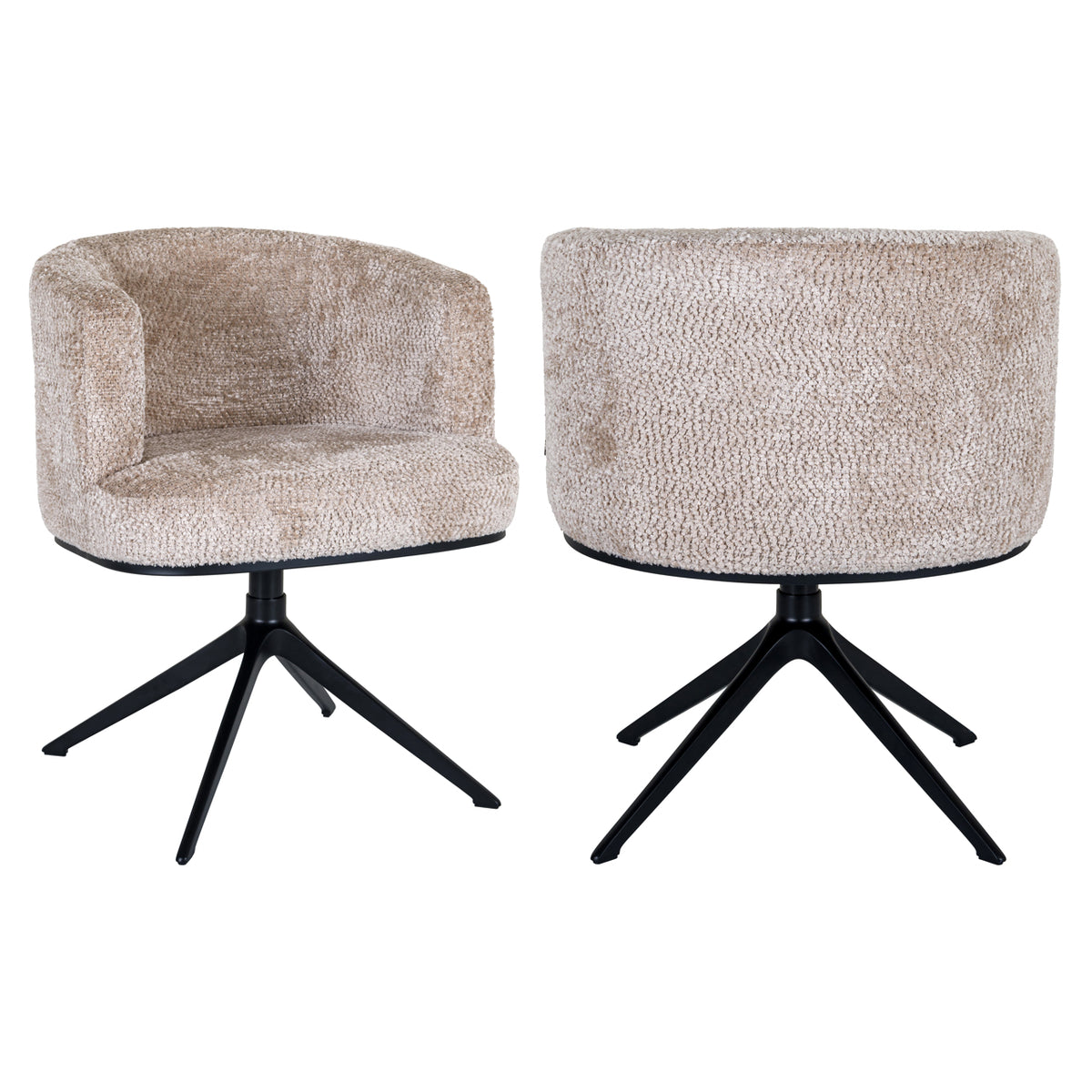 Esszimmerstuhl Cheyenne Lovely Beige drehbar
