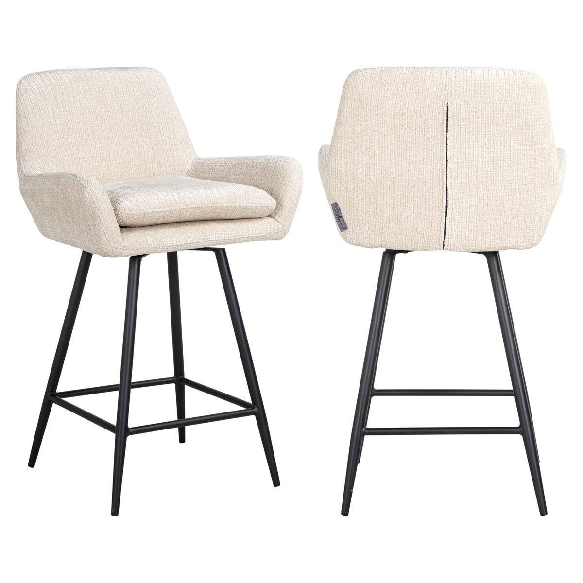 Counterstoel Linsey niagara beige (Set of 2)