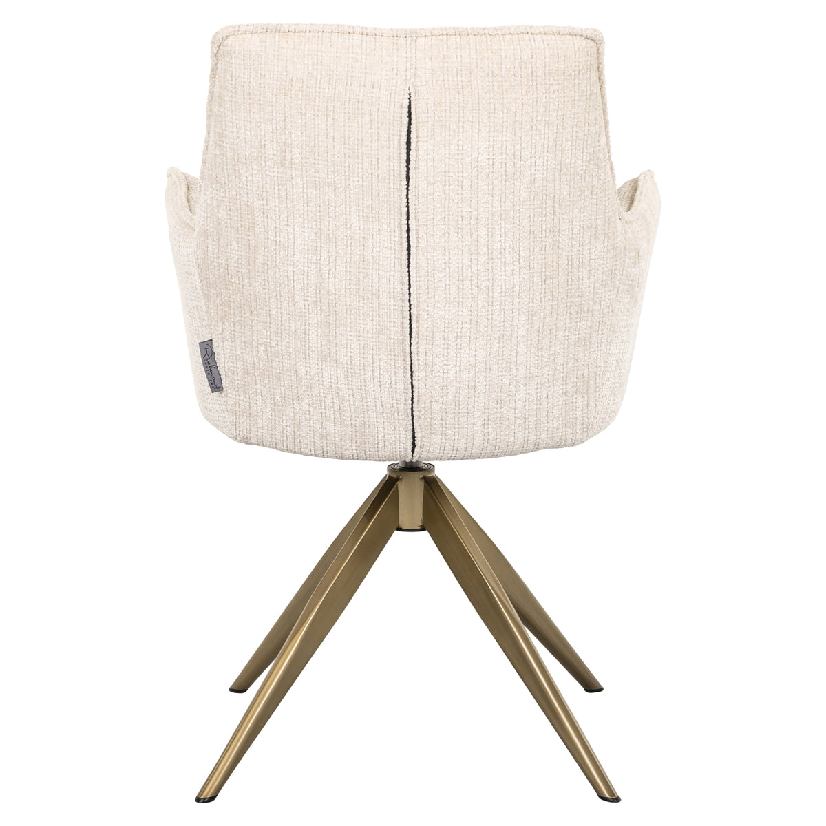 Dining chair Dakota niagara beige swivel with arm