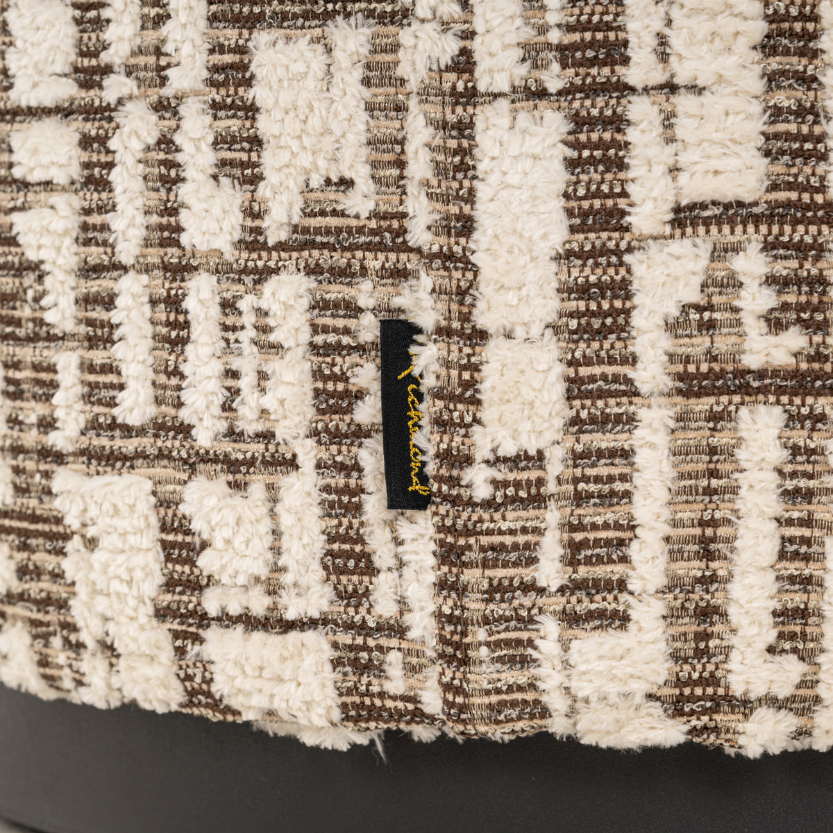 Pouf & Fußbank Lexie cream 45Ø