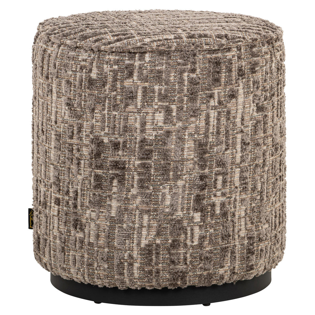 Pouf & Fußbank Lexie greige 45Ø