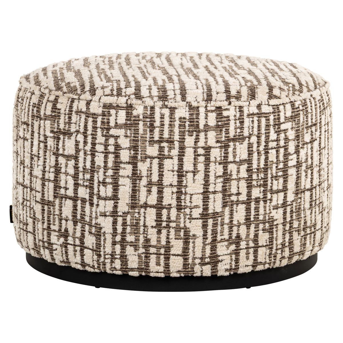 Pouf & Fußbank Lexie cream 70Ø