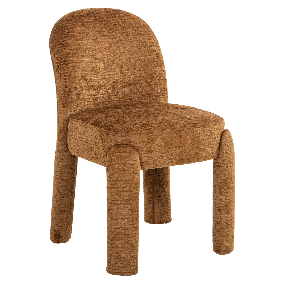 Chaise de salle à manger Brandi cognac fusion (ensemble de 2)