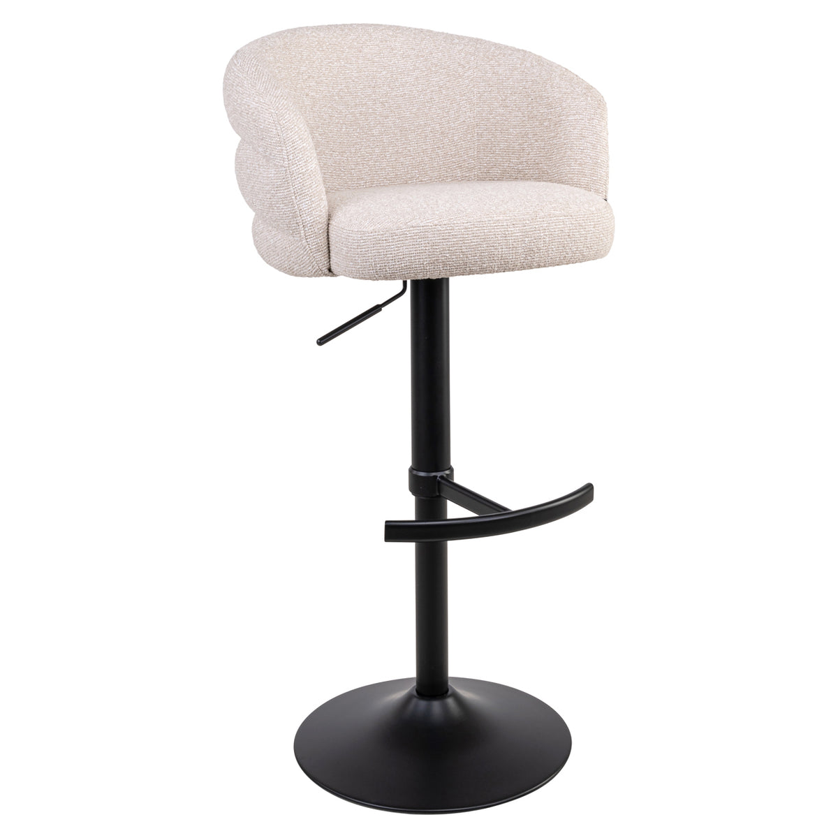 Bar chair Nikki biscotti swivel fire retardant