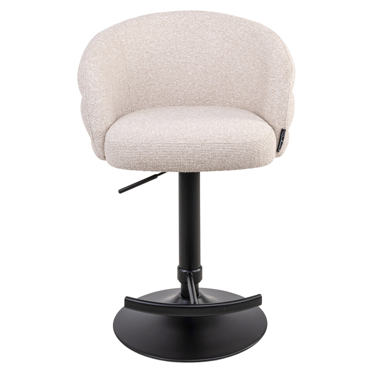 Tabouret de bar Nikki biscotti pivotant ignifugé