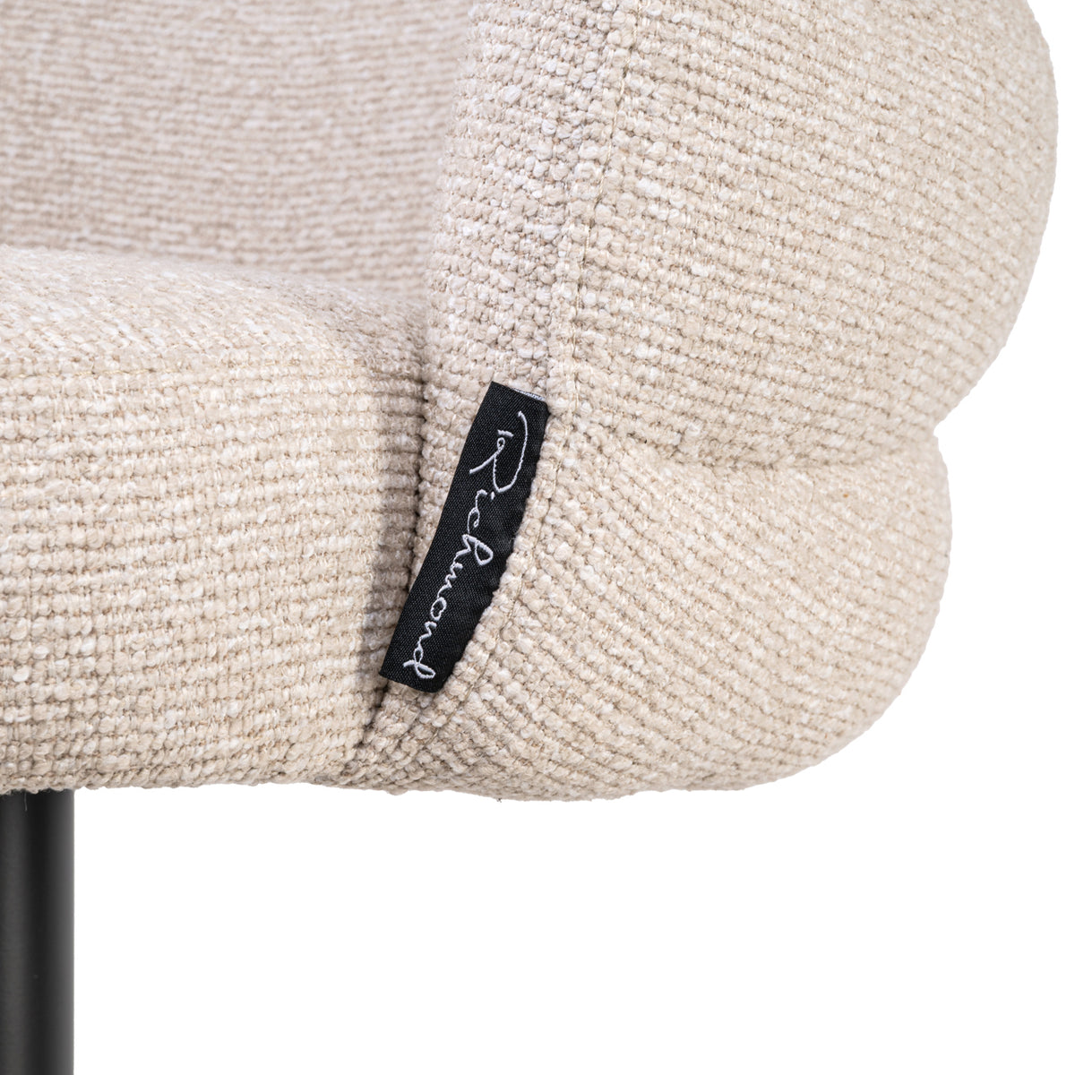 Tabouret de bar Nikki biscotti pivotant ignifugé