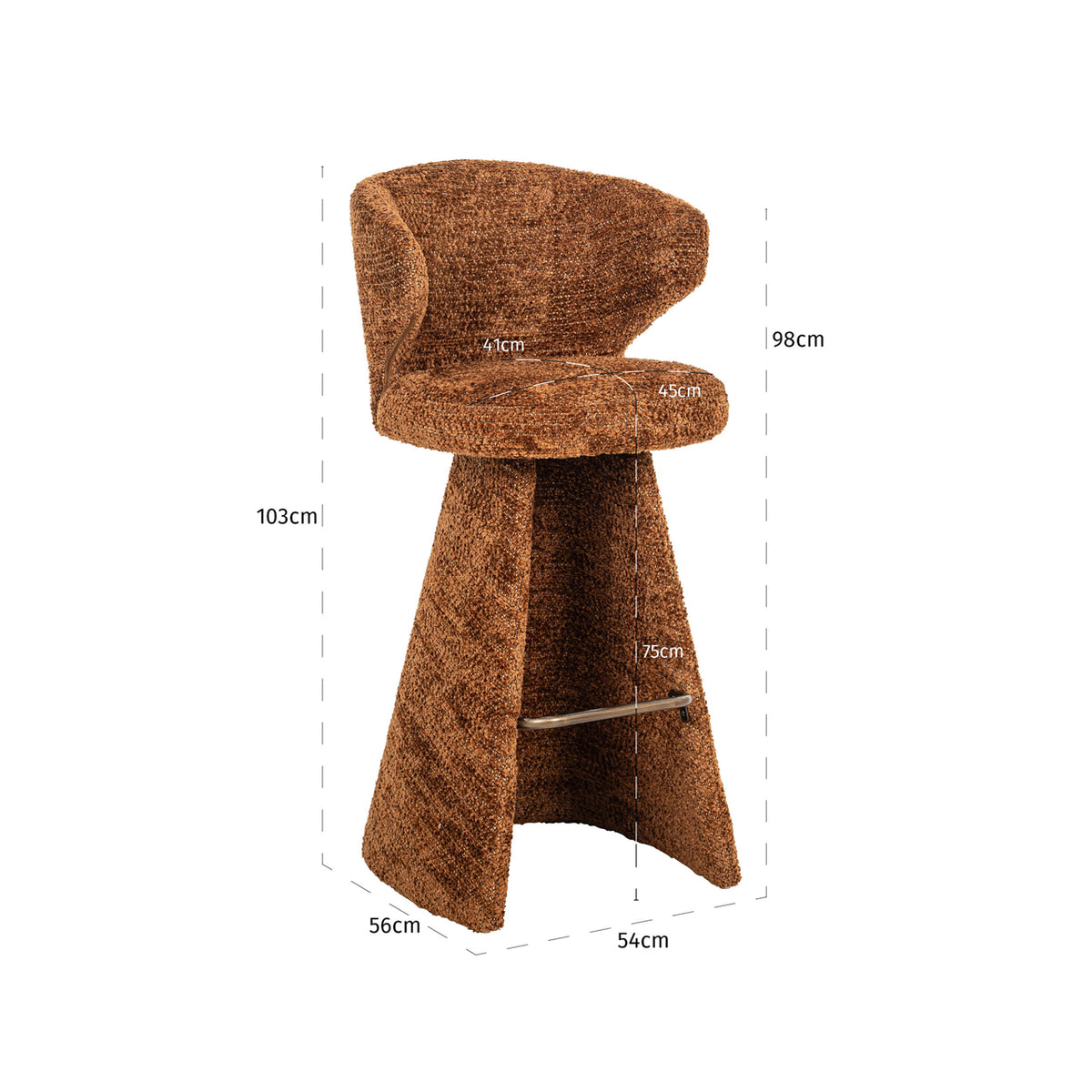 Barstuhl Gatsbi lovely cinnamon