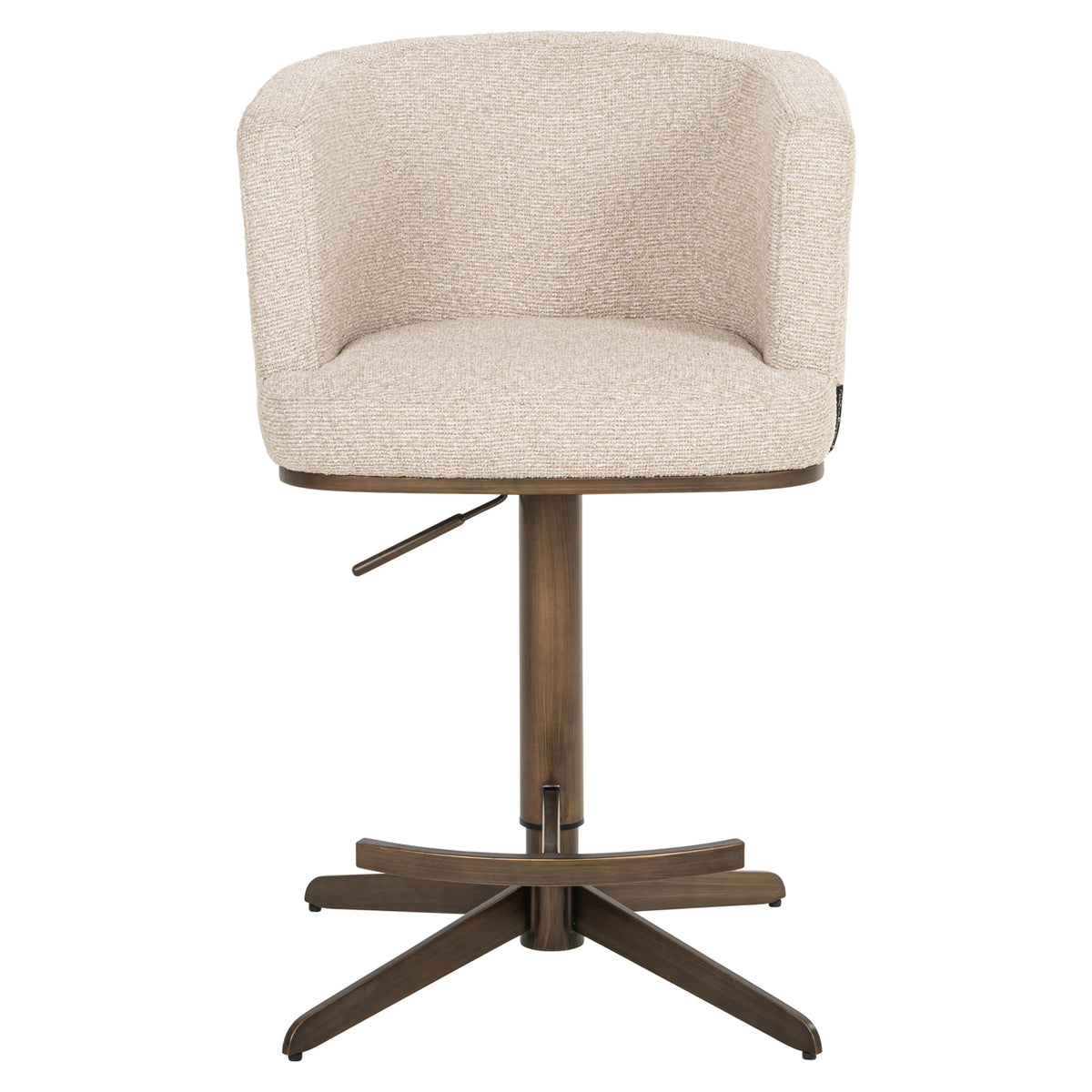 Chaise de bar Cheyenne biscotti pivotante