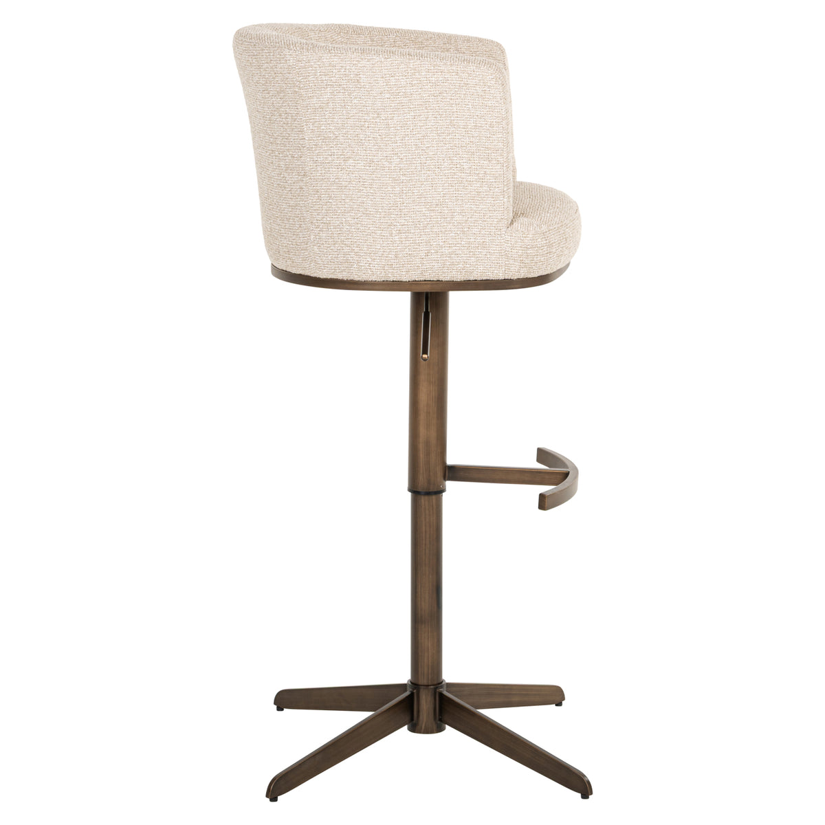 Chaise de bar Cheyenne biscotti pivotante