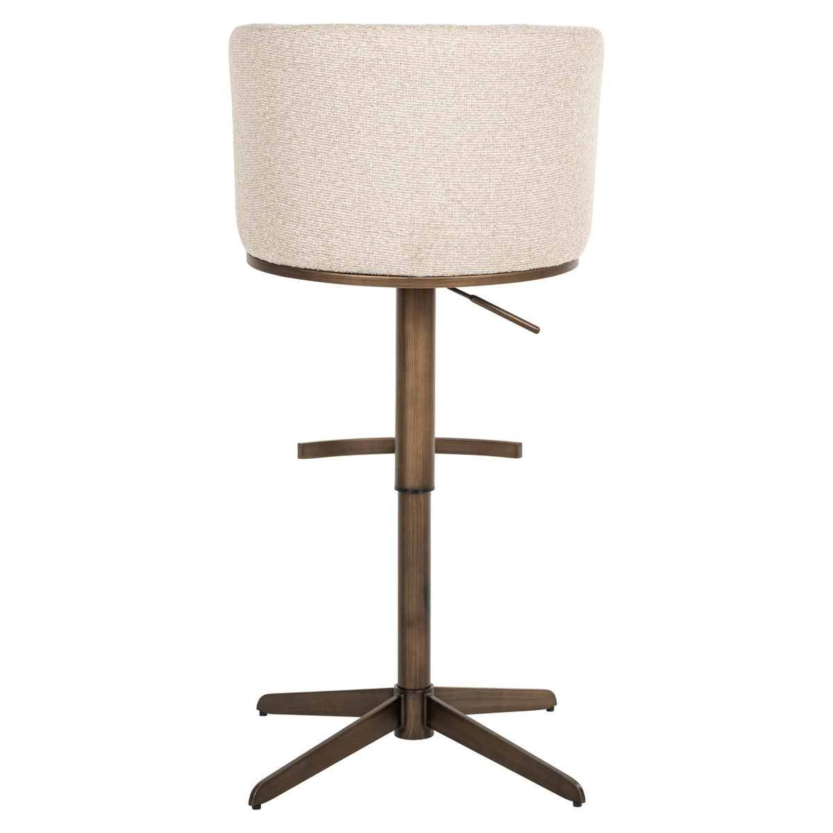 Chaise de bar Cheyenne biscotti pivotante