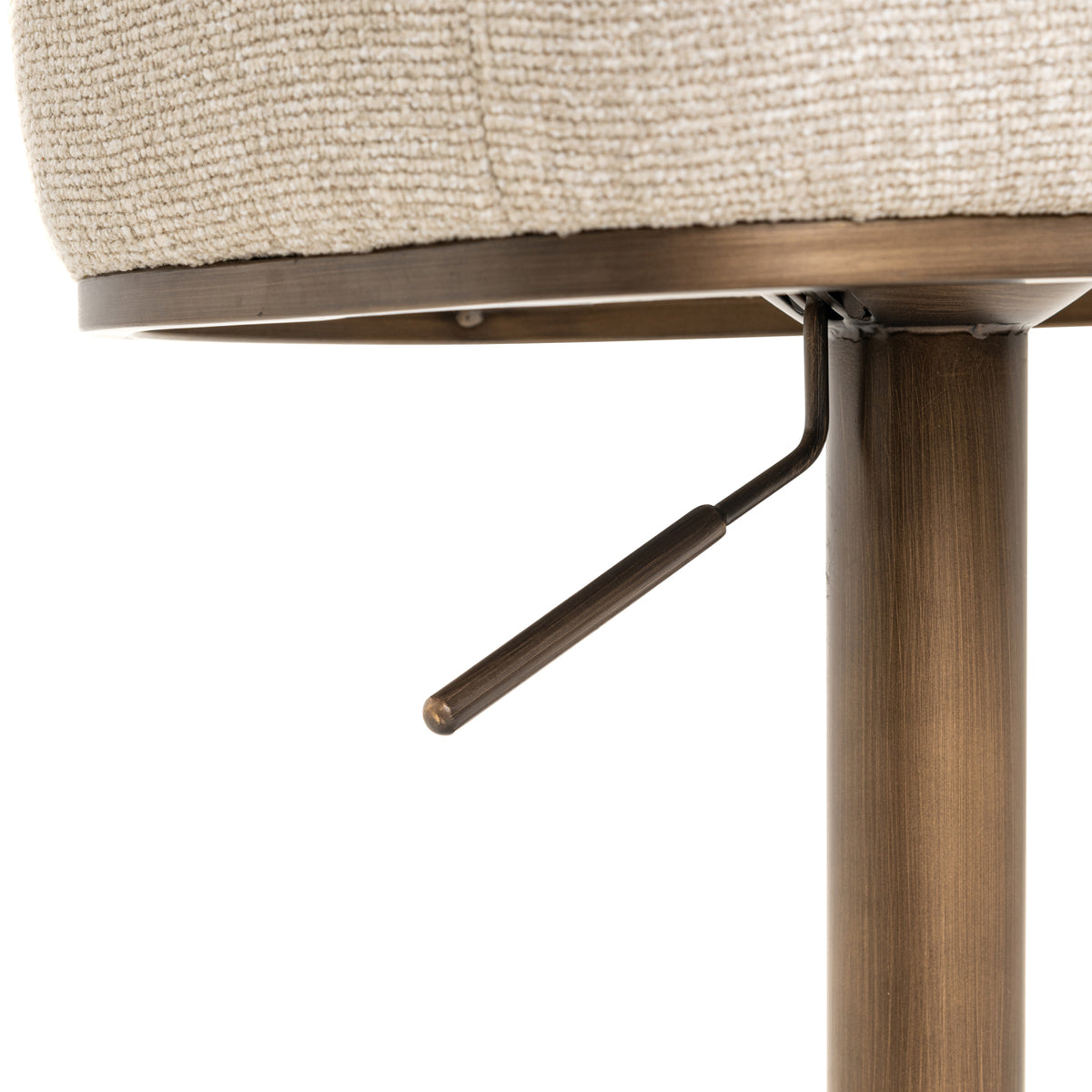Chaise de bar Cheyenne biscotti pivotante