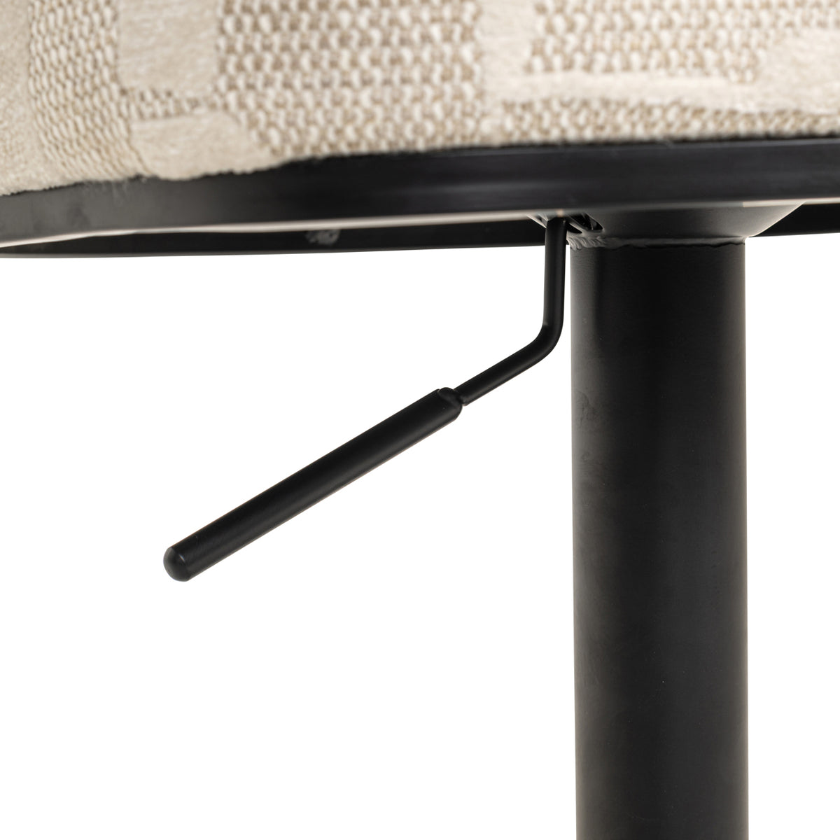 Barstuhl Cheyenne beige graffic drehbar