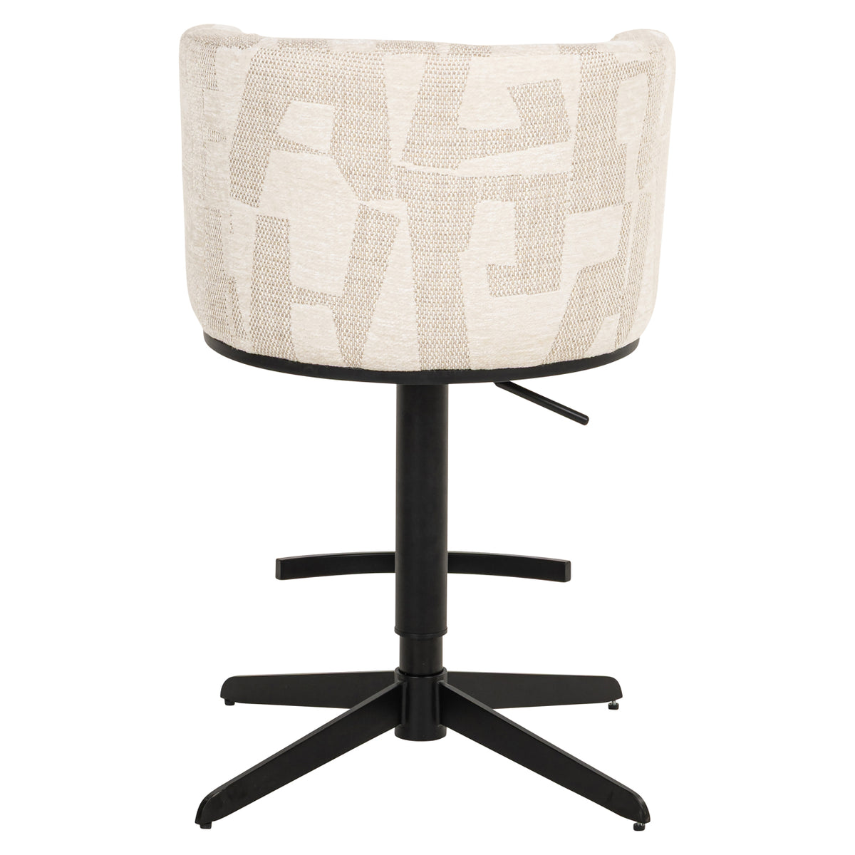 Barstuhl Cheyenne beige graffic drehbar