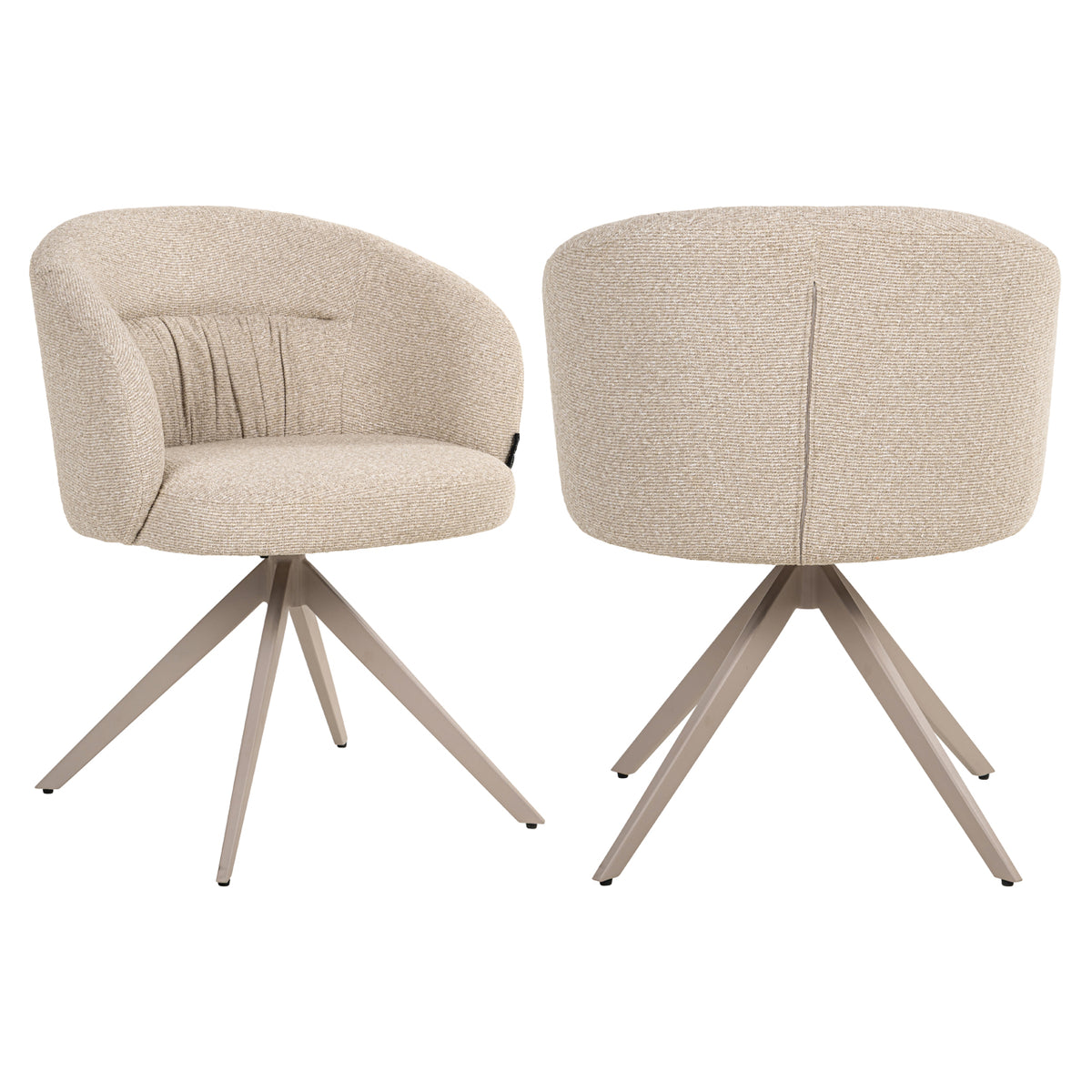 Esszimmerstuhl Olivia biscotti swivel