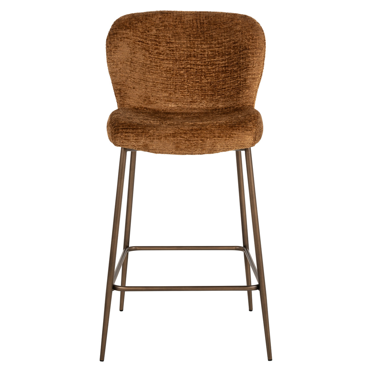 Chaise de comptoir Odarby cognac fusion