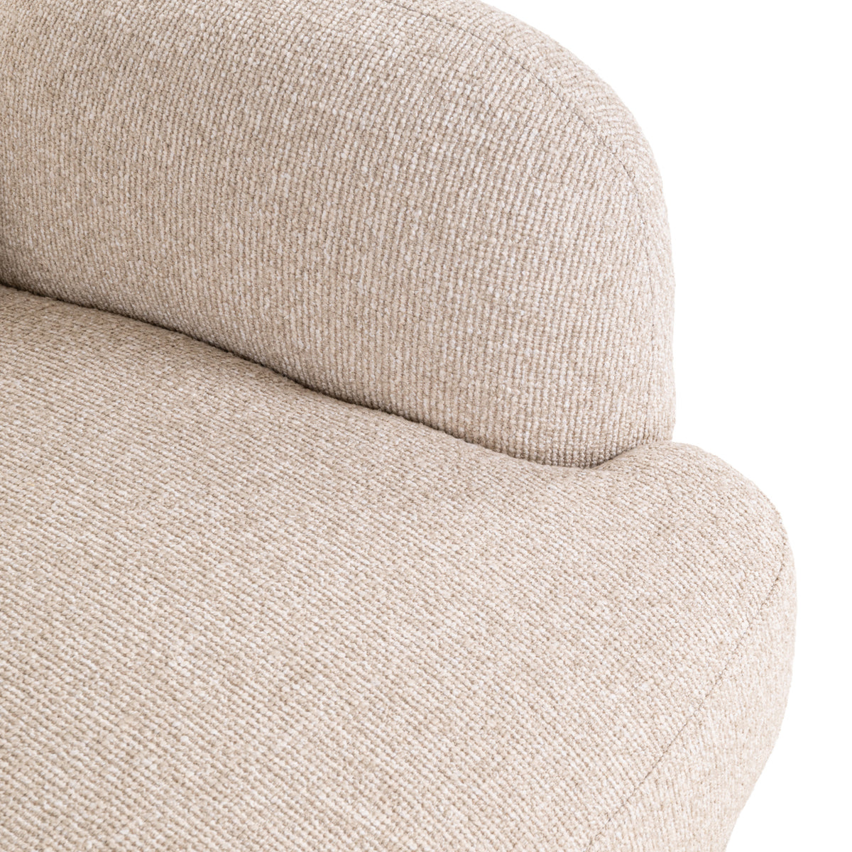 Fauteuil lounge Kagney biscotti pivotant