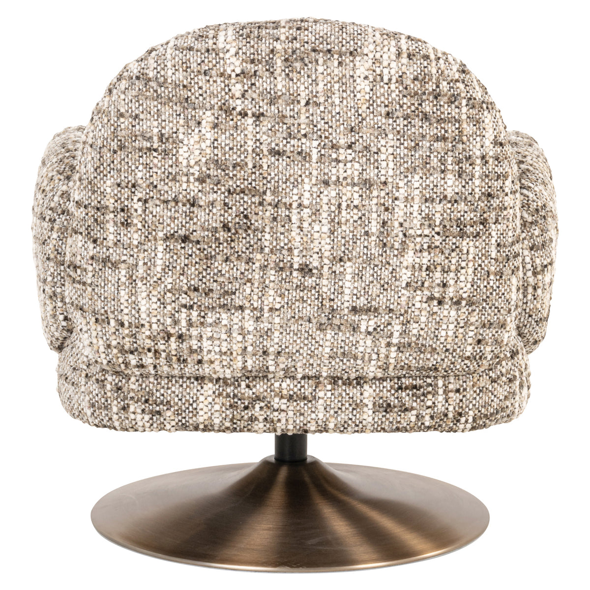 Fauteuil lounge Kagney marron pivotant omara
