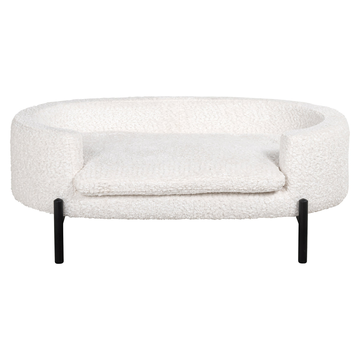 Panier pour chien Dolly blanc mouton