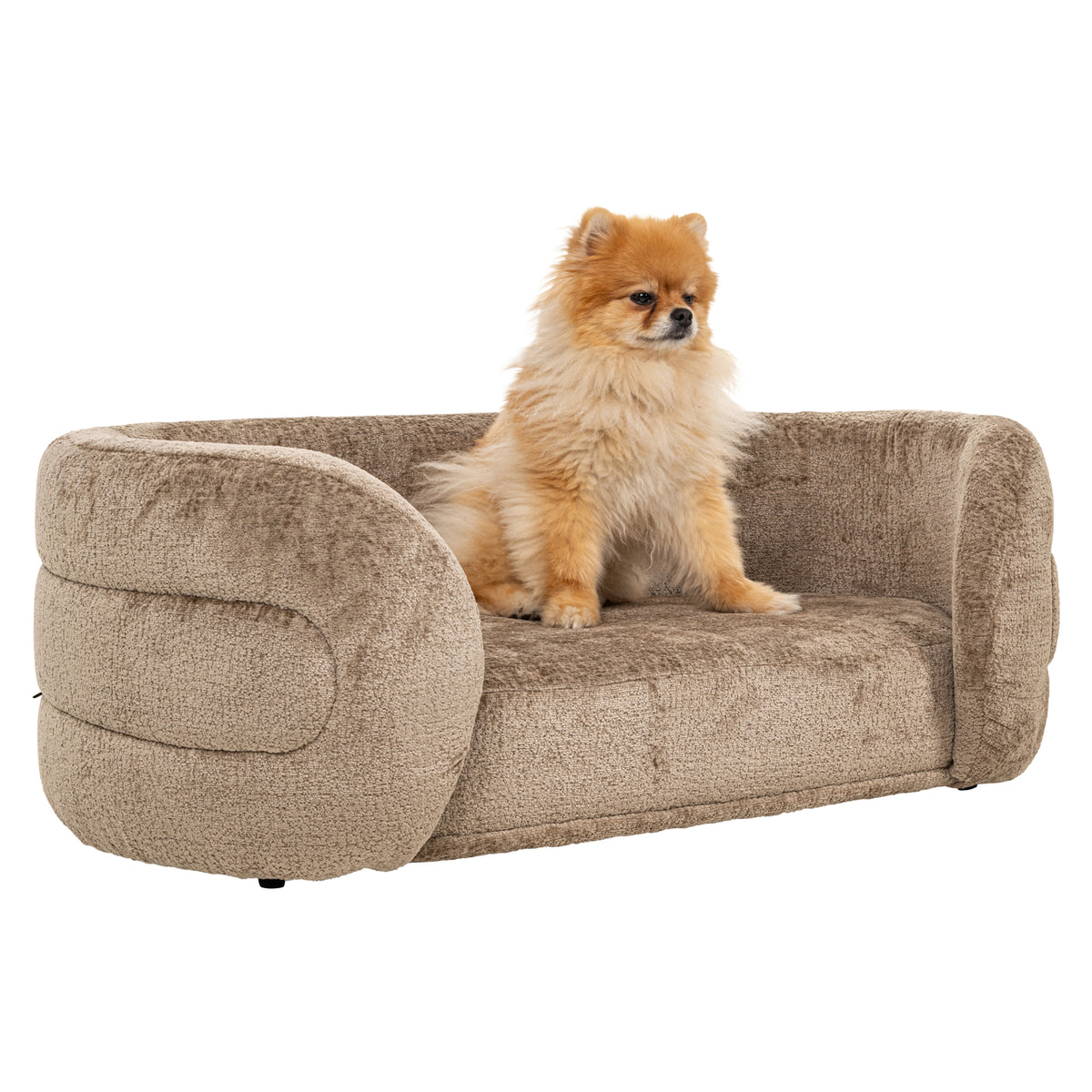 Hundebett Bingo Taupe Chenille