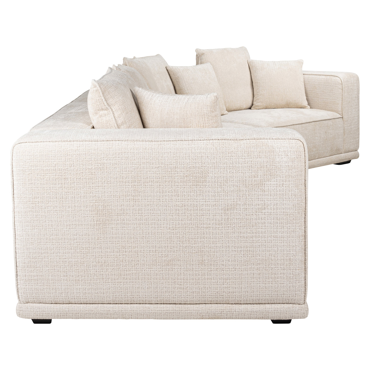 Sofa Lusso Niagara Beige, 4-Sitzer