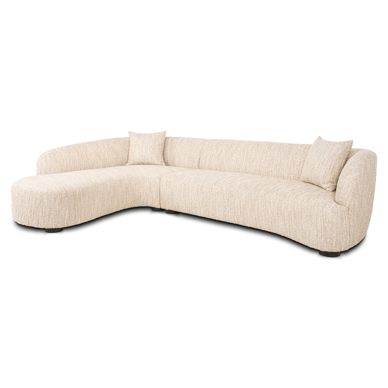 Pandora Loungebank links in Beige Angora