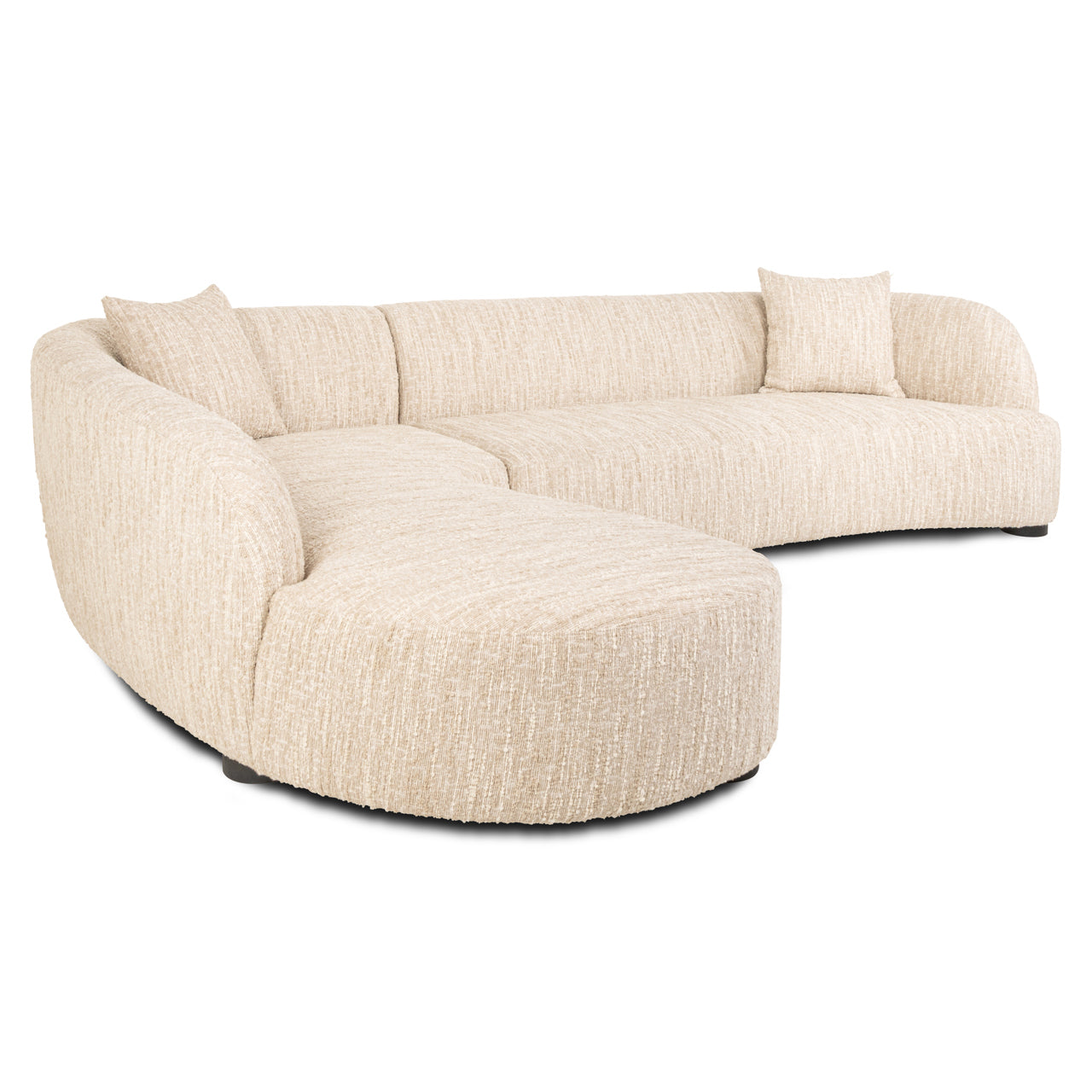 Pandora Loungebank links in Beige Angora