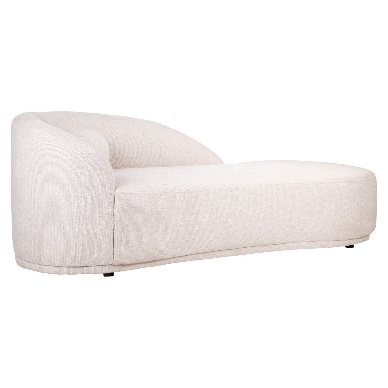 Emma, elegante Chaiselongue in Creme