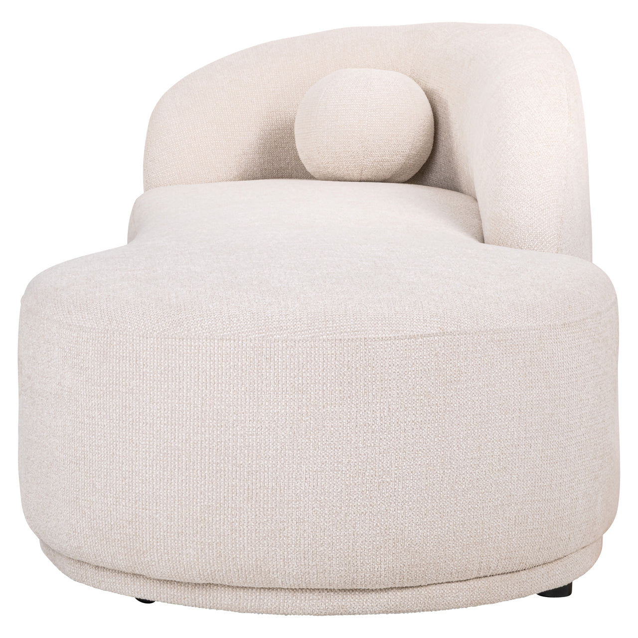 Emma, elegante Chaiselongue in Creme