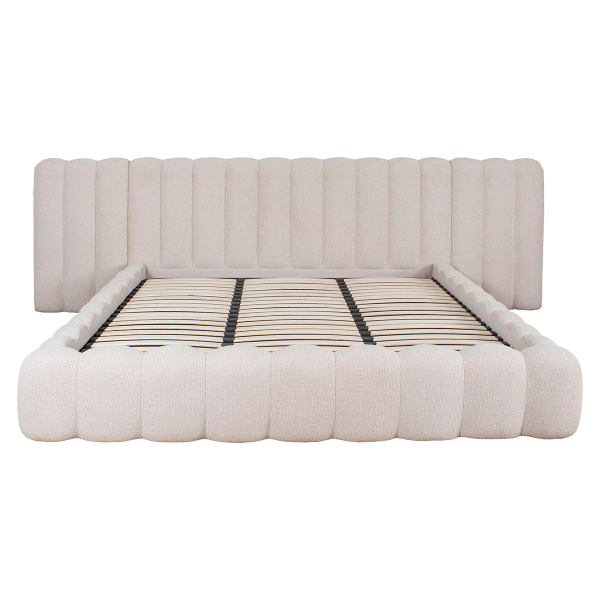 Bed Cupidon cream fancy 180x210 (mattress size (excl.)) with storage