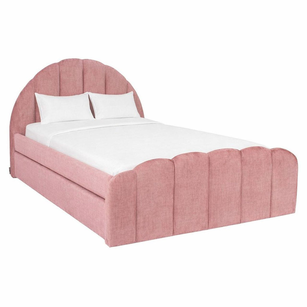 Lit Pixie en palissandre jewel 120x200 avec lit gigogne