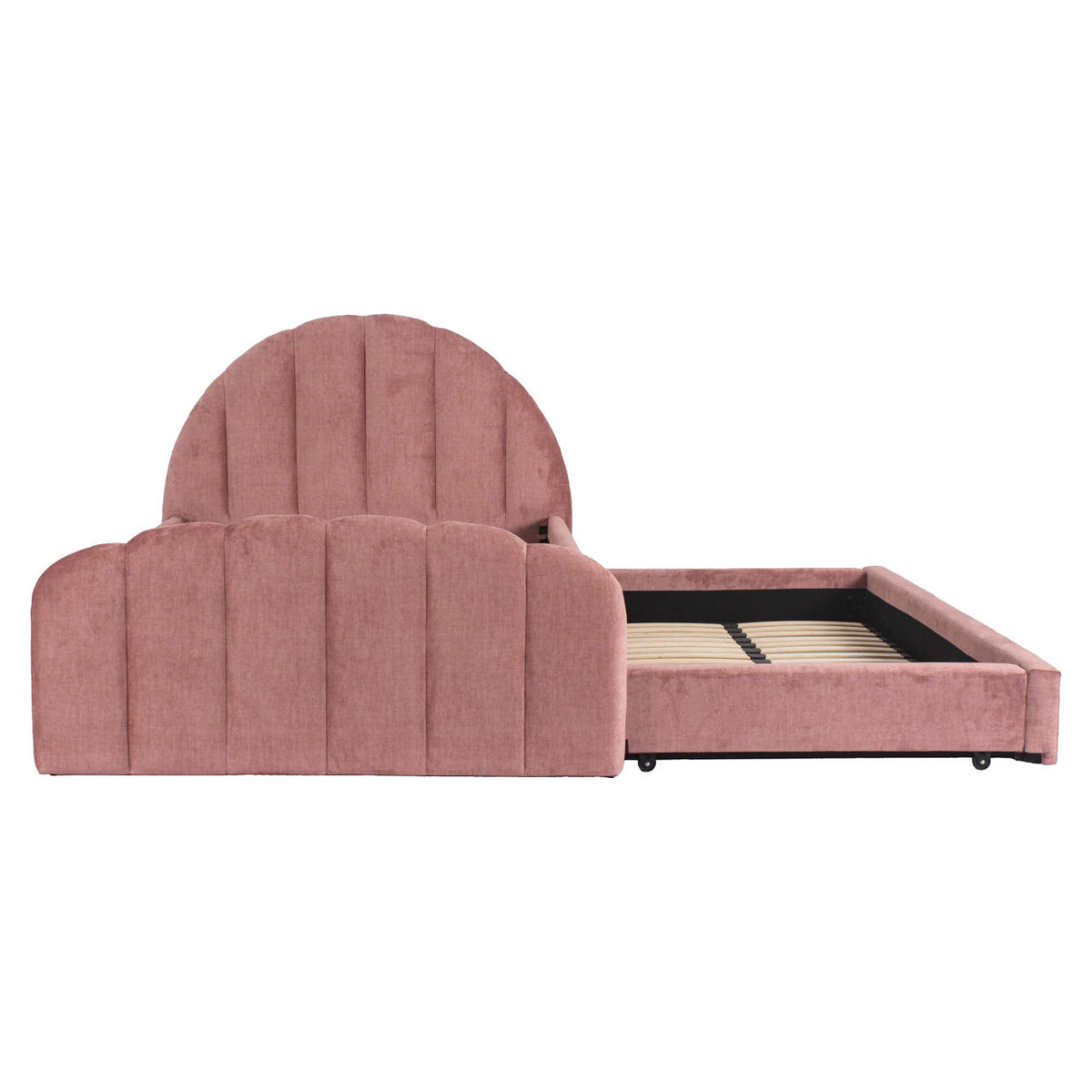 Lit Pixie en palissandre jewel 120x200 avec lit gigogne