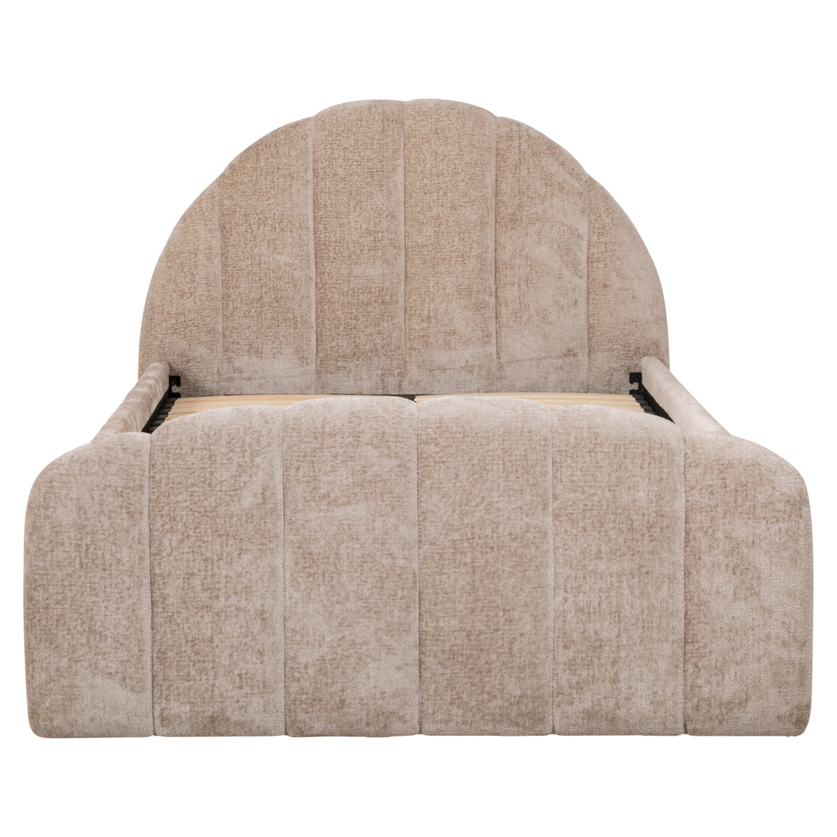 Bed Pixie clay chenille 120x200 with pull-out bed