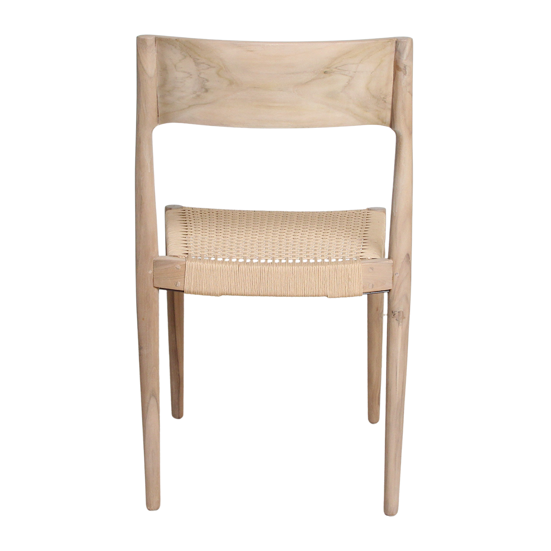 Freya light teak garden chair - Natural (set of 2)