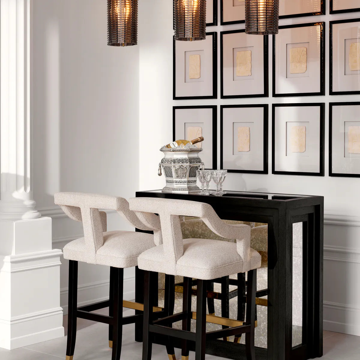 The MET x Eichholtz Counterstool Roumier